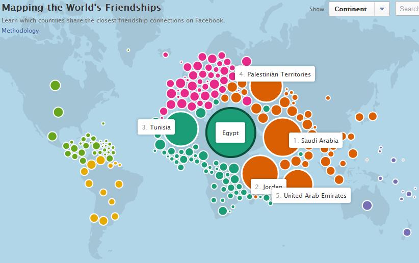 facebook friends mapper